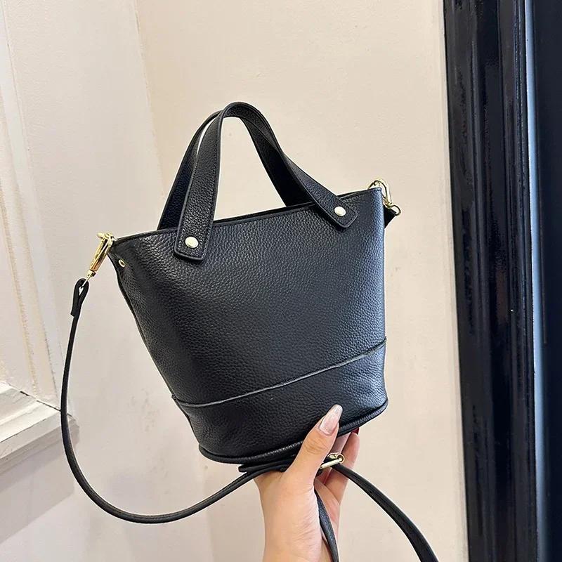 Однотонная женская сумка из искусственной кожи, мягкая и универсальная, модная, элегантная, простая, через плечо, элегантная сумка через плечо, высокое качество, новая