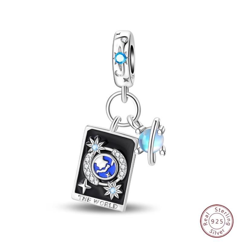 copper Charm Bead Charms Bead Charms Pendants Sun Moon Stars Magic Tarot Compatible With Authentic Bracelets Women Fine Jewellery Gift
