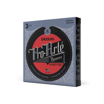 Струны для классической гитары Pro Arte Dynacore Normal 3set Pack D'Addario EJ45TT-3D []