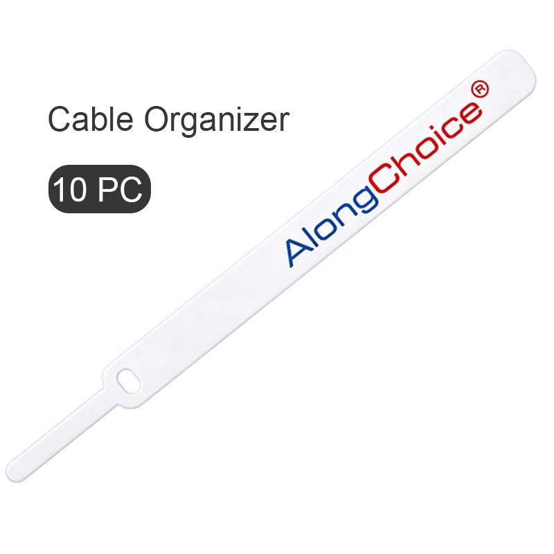 AlongChoice Органайзер для кабелей Намотчик проводов 15*1,2 см Клипса для управления USB-кабелем Для держателя наушников Защита шнура мыши клавиатуры