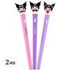 Sanrio Kuromi Figure Light Pen 3-piece Set, Mixed Colors, 2 Sets