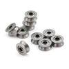 10Pcs Hcs Deep V Groove Sealed Guide Line Track Pulley Ball Bearing 3*12*4Mm