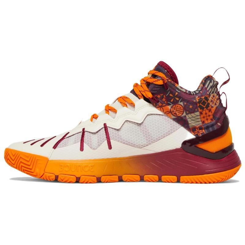 adidas D Rose Son Of Chi Белые Ярко-оранжевые Кроссовки GV8717