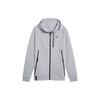 Color Block Zip-Up Sports Casual Knit Hoodie Jacket Men Jackets Gray 626143-63