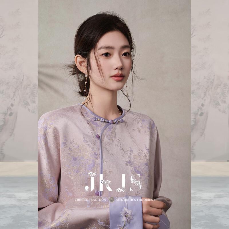 Жаккардовая контрастная куртка JK&JS Liyue