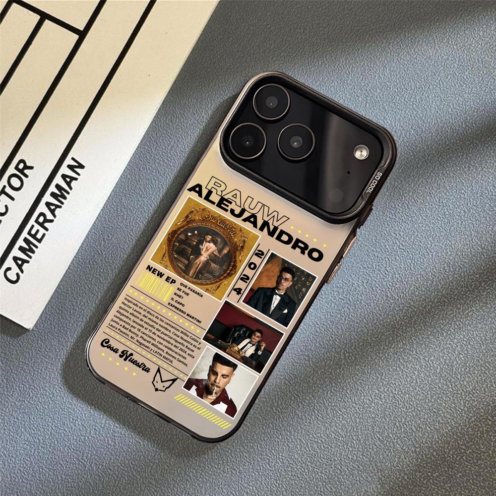 Singer R-Rauw Alejandro Phone Case For iPhone 17 16 15 14 13 12 11 Pro Max Air Matte Laser Aurora Shockproof Funda