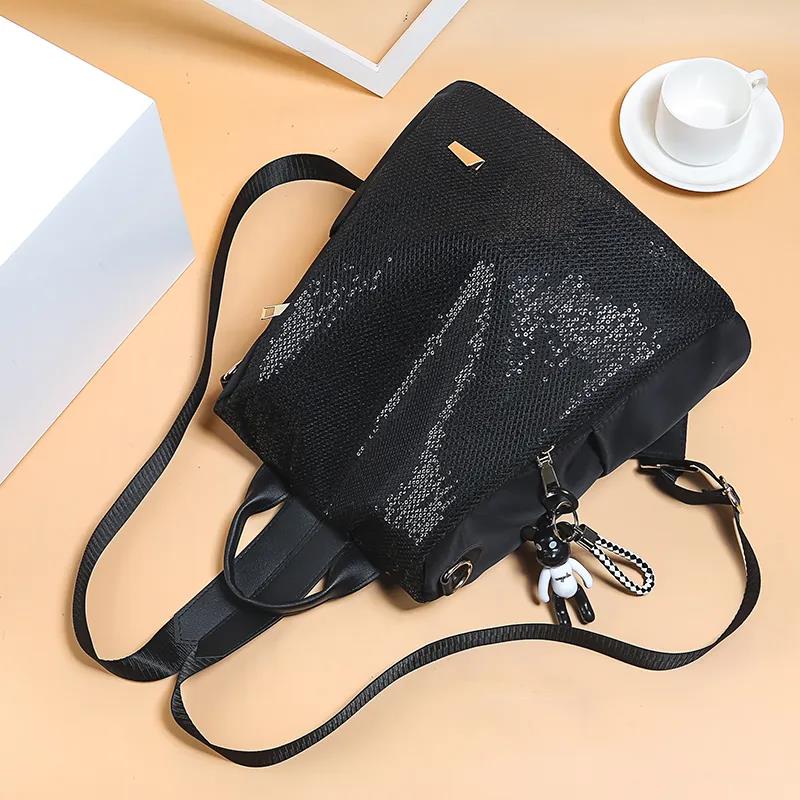 Рюкзак для девочек, противоугонная школьная сумка, дорожный рюкзак из ткани Оксфорд, большая вместительная сумка для покупок MIT