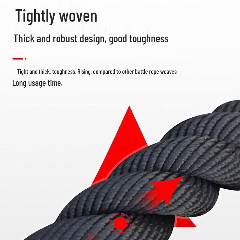 Jianjunshuo 25mm x 9m Battle Rope