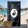 Персонализированное пляжное полотенце Swansea City FC с принтом, футбольный логотип, поддержка, индивидуальное имя, текст, впитывающее полотенце для спорта, путешествий, особенный подарок