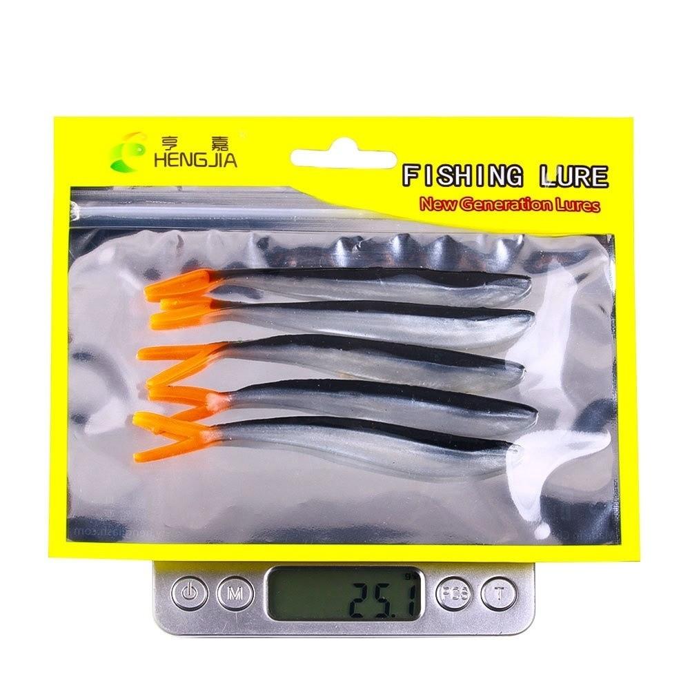 3.9g 10.5cm Artificial Bait Fork-Tail Bass Tackle Jigs Worms Minnow Worms  Fresh Fishing