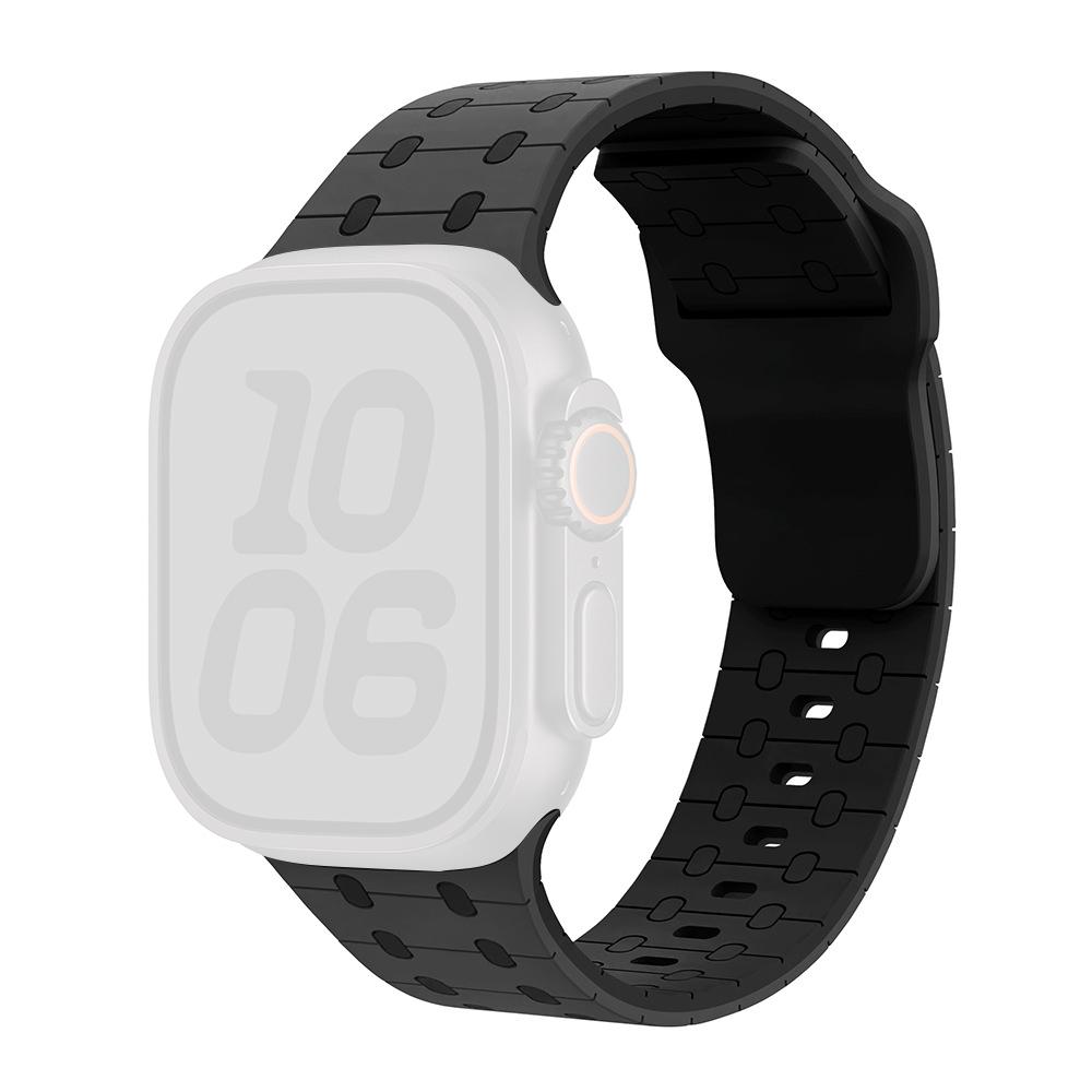 Silicone Band for Apple Watch Series 10 9 8 7 SE 6 5 4 3 2 1 42mm 41mm 40mm 38mm Stylish Adjustable Watch Strap