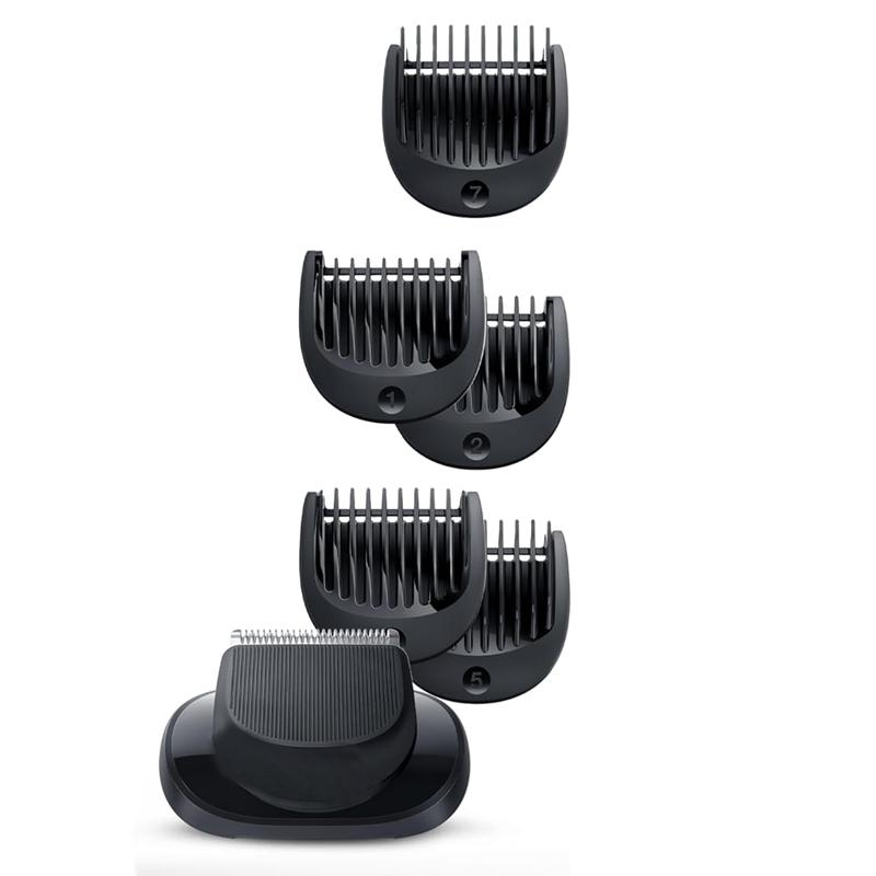 EasyClick Beard Trimmer + 5pcs Comb Attachment for Braun New Generation Series 5, 6 ,7 Electric Razors Shavers