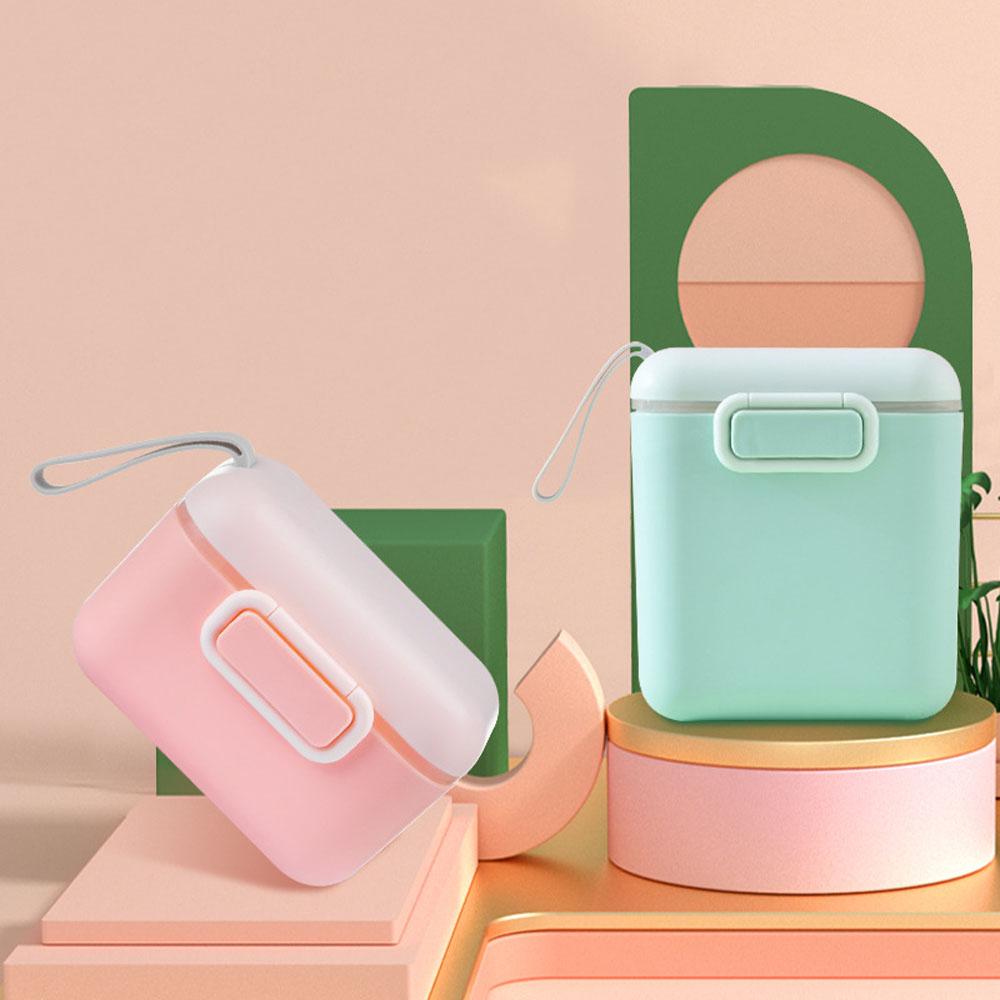 Portable Baby Food Infant Essential Cereal Milk Powder Box Toddle Snacks Container Food Storage Box