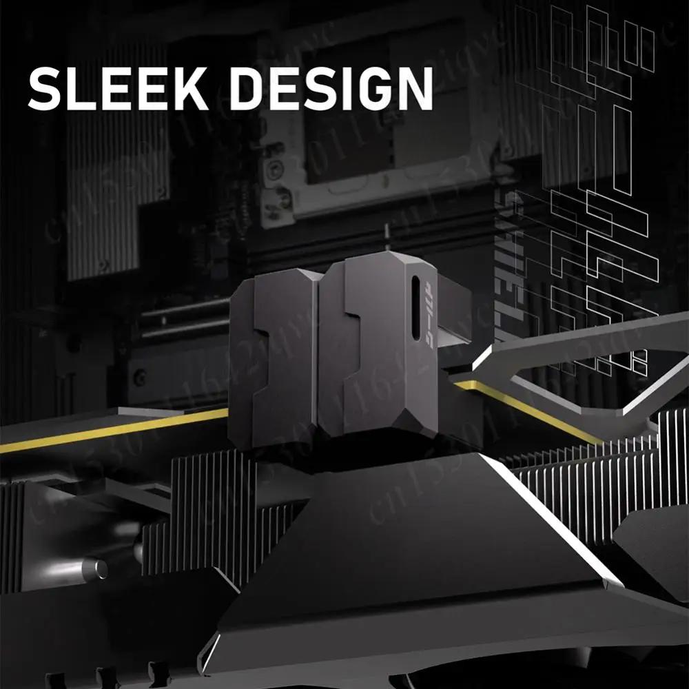 8-Pin PCIe GPU Power Adapters Head Power Interfaces Steering Head Graphics Card Power Adapter Connector for Desktops Graphics