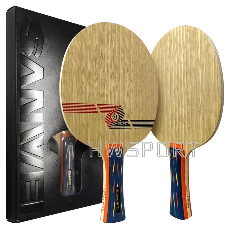 SANWEI BY EVEN Настольный теннисный лезвие 10 Wood 9 Soft Carbon Ping Pong Blade OFF++ для быстрой скорости