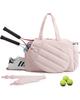Portable Waterproof Tennis Pickleball Paddle Bag for Outdoor Sports, Adjustable Crossbody Shoulder Strap