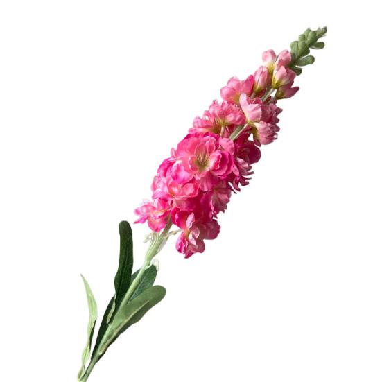 Faux Larkspur Pick Realistic Artificial Larkspur Blooms with Leaves Fake Larkspur Sprig for Home