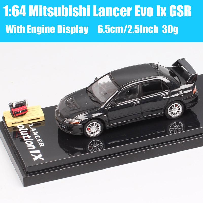 Hobby Japan Масштаб 1/64 Mitsubishi Lancer GSR RS Evolution EVO IX VII IV VIII Ralliart Модель Раллийного Автомобиля Литье под давлением Игрушечные Машинки HJ64