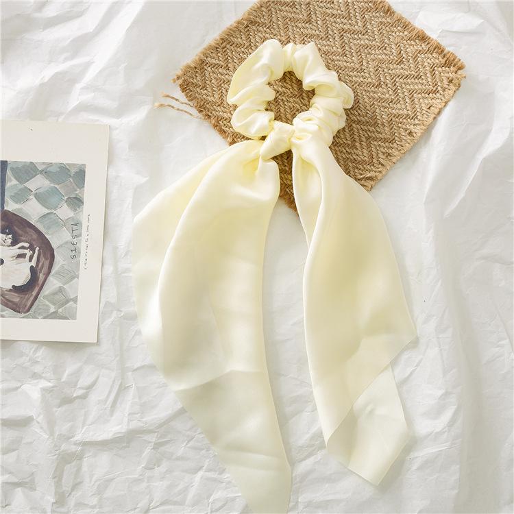 Chiffon Printing Flower Bandana Hair Scarf Headband for Women Vintage Long Ribbon Scrunchie Beach Bandanas Hair Accessories