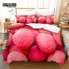 Яркий фруктовый комплект пододеяльника, Модный постельный комплект, Мягкий, удобный, дышащий пододеяльник, Для декора спальни, гостевой комнаты