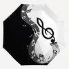 1PC Music Notes Umbrella-8-Rib Reinforced, Automatic Open, Lightweight & Durable, Cute Fashion Accessory for Outdoor-W174