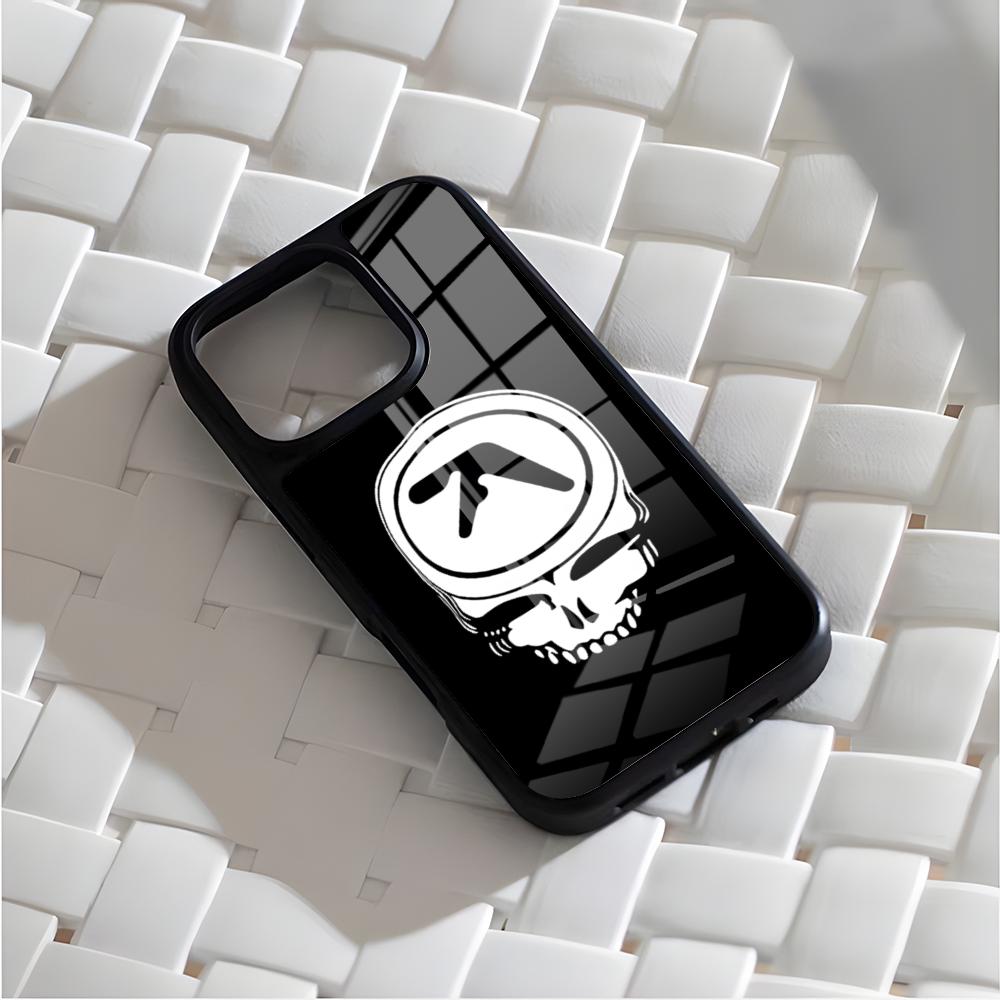 Чехол для телефона с логотипом Aphex Twin Для iPhone 17 Air 16 15 14 13 12 11 Pro Max Mini Fundas Чехол PC+TPU
