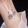Кулон из аквамарина на ключицу - Высококачественный дизайн для женщин, Модный подарок для подруг