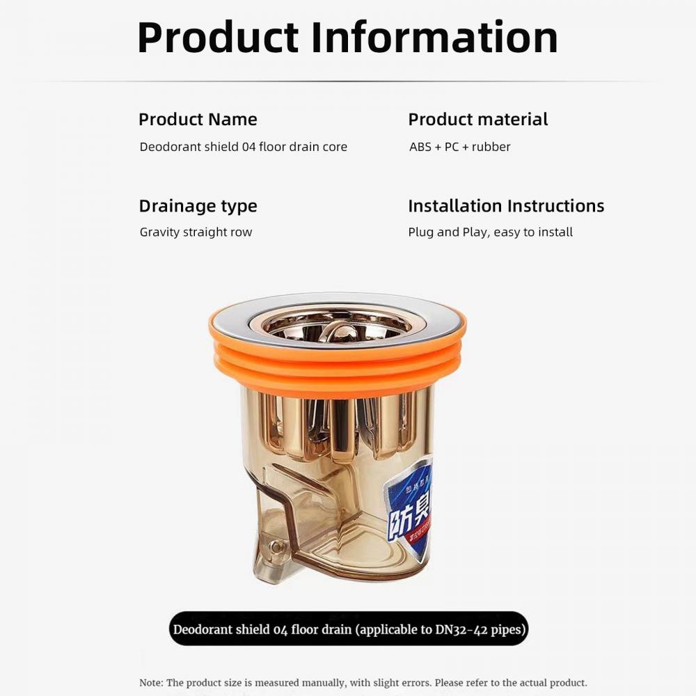Туалет Душ Пол Слив Предотвращение Обратного потока Канализационный сердечник для Кухни Ванная Комната Анти Запах Напольный Фильтр-Фильтр Канализационный сердечник-Дом