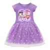 Children's Casual Kpop Witch Hunt Dress Summer Girls Short-sleeved Princess Dress