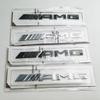 3D ABS Черный Логотип Эмблема AMG Буквы Значок на Багажник Автомобиля Для Mercedes Benz W204 W205 W176 W177 W212 W213 Наклейка AMG Аксессуары