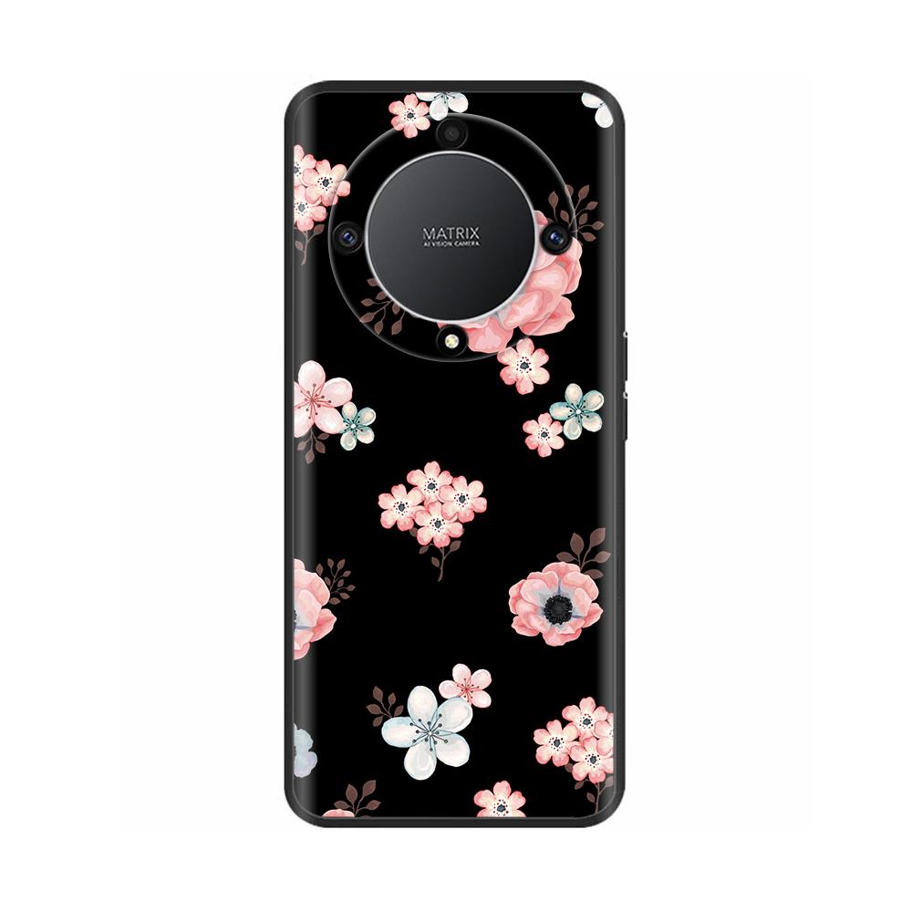 For Honor Magic6 Lite Case Honor X9b X9a Cover Soft Black TPU Bumper Protective Shell Phone Cases For Honor X9b Magic 5 6 Lite
