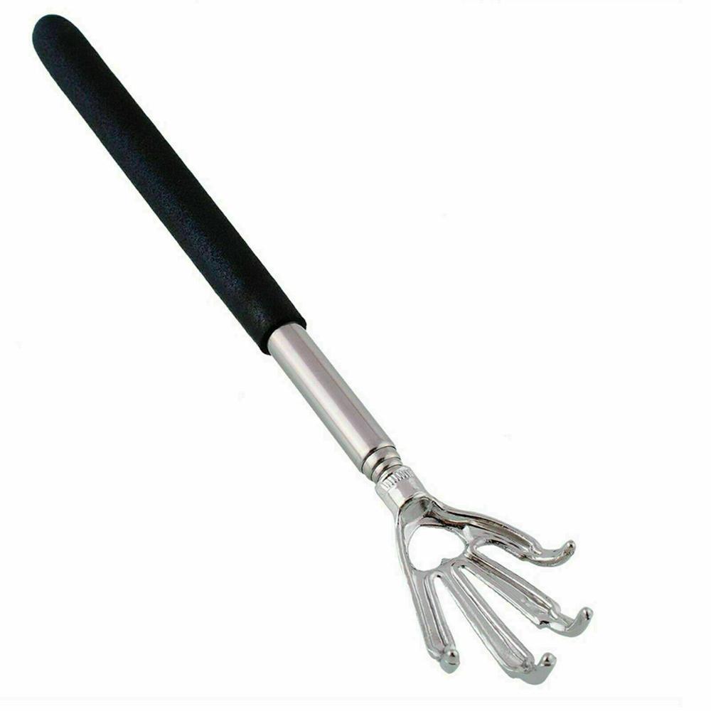 Pdtoweb Stainless Steel Eagle Claw Back Scratcher Extendable Massage Telescopic
