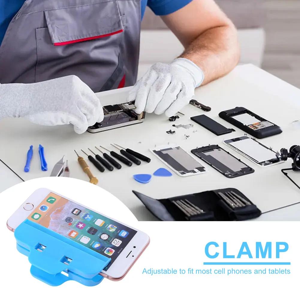 1-8pcs Mobile iPhone Repair Tools Plastic Clip Fixture Adjustable Fastening Clamp for iphone iPad Tablet LCD Screen Repair Tool