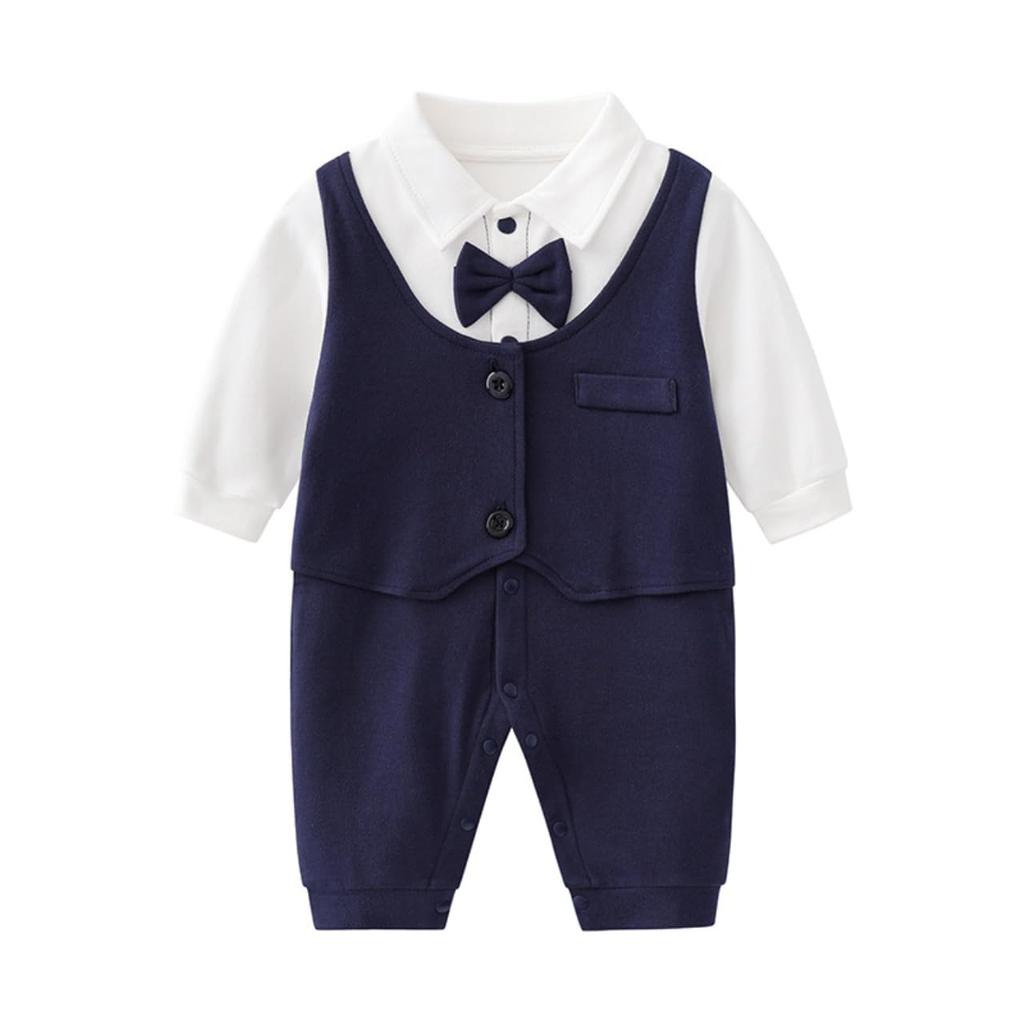 CORELAVISH Newborn Ceremony Dress for Hospital Shrine and Discharge Long and Sizes 73 Boy's Discharge, Visit, Spring, Autumn, Winter, Coverall,
