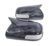 Carbon Fiber Style Side Rear View Mirror Covers Trim For 2006-2011 Toyota Camry