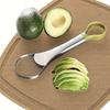 Avocado Slicer, Stainless Steel Avocado Cutter, Pitter, Peeler, and Slicer Tool, Multifunctional Fruit Divider Kitchen Gadget