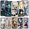 Чехол для телефона Baby Panda для Samsung Galaxy A56 A36 A26 A16 A34 A24 A42 A22 A20 A12 A40 A30 A10 5G Мягкая ТПУ Защитная Крышка Чехол Fundas Сумки