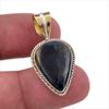 Natural Pietersite Gemstone 925 Solid Sterling Silver TwoTone Pendant 1.25" U6i60