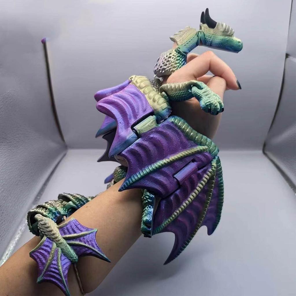 Border  Dragon Finger Puppet Finger Puppet Dragon Joint Movable Toy Model