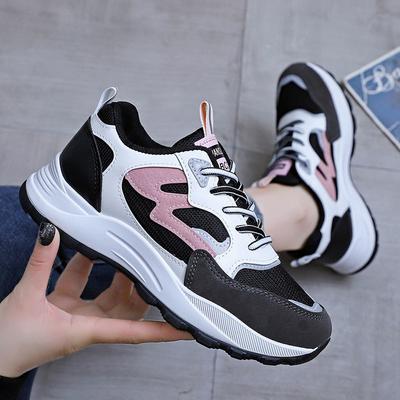 Весенние новые стильные женские туфли студенческие туфли для папы спортивная обувь дышащие цветные женские кроссовки