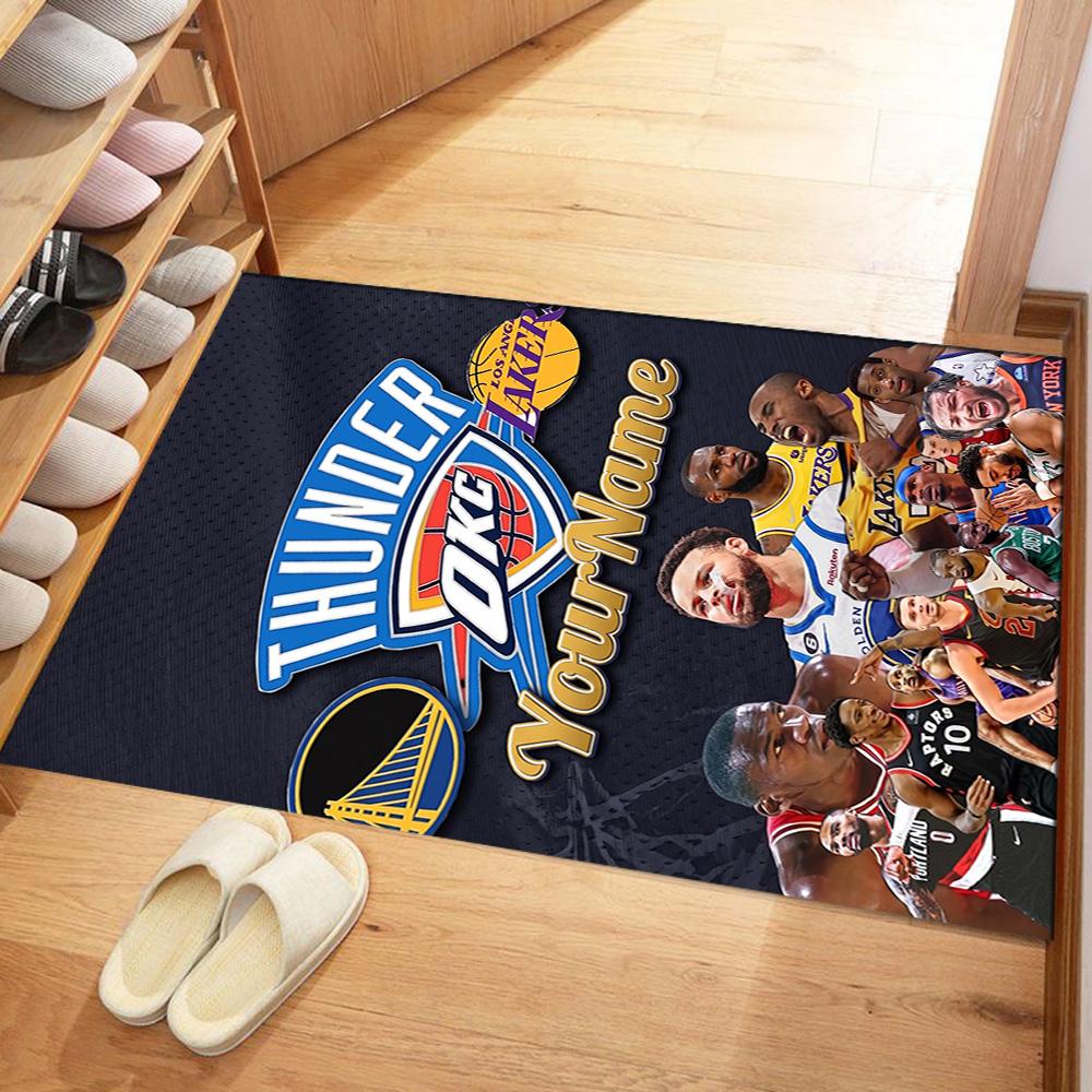 Curry Personalized Name Floor Mat Suitable For Game Room Dormitory Foyer Hallway Antislip Rug Office Home Decor