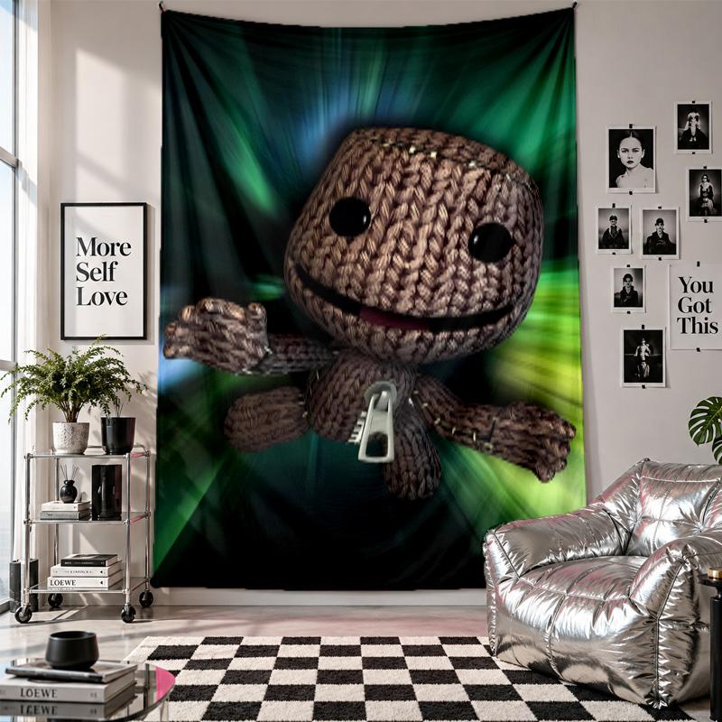 Wall TapestryLittle Big Planet Art Hanging Cloth Decorative Background Cover for Room Decoration