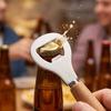 Открывалка для пивных бутылок, Съемник крышек из нержавеющей стали с ручкой из буковой древесины, Прочная открывалка для кухни, бара, кемпинга, путешествий на природе