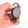 Anti-theft Telescopic Keychain Retractable Hook Keychain Burglar Chain Keyholder Tactical Keyring Accessories 60cm