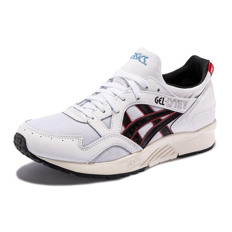 Asics Кроссовки унисекс Gel-Lyte V Белые Черные Красные 1191A267-100