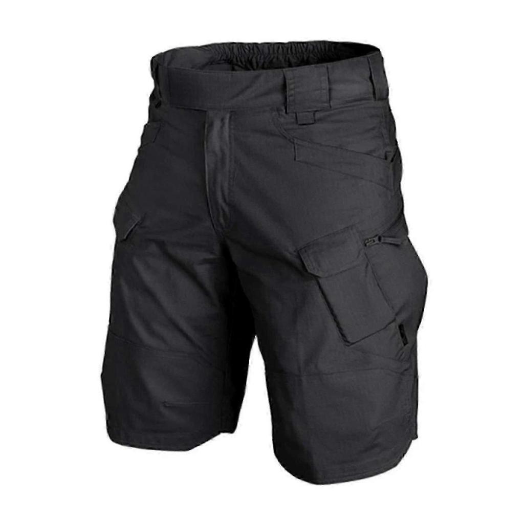 Men's Waterproof Cargo Shorts Relaxed Fit Water Resistant Work Hiking Shorts f54 25-26