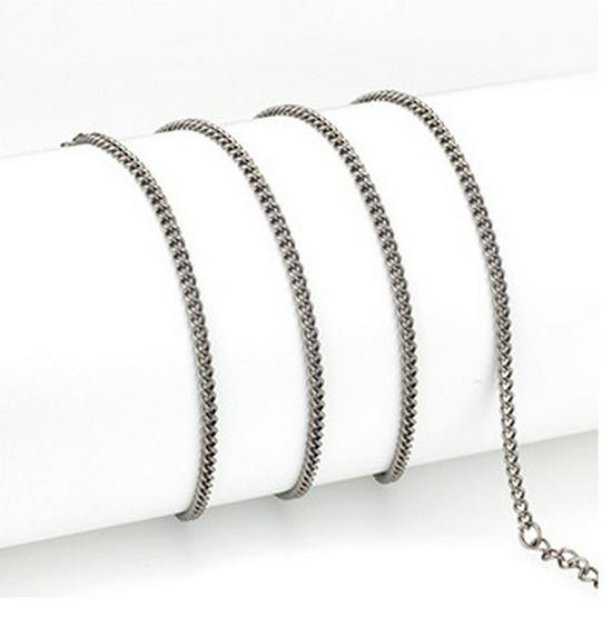 Корейская мода титановая сталь парное ожерелье из змеиной кости - модный индивидуальный аксессуар