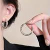 Элегантные серьги-кольца в форме креста - Роскошный дизайн, Уникальная застежка
