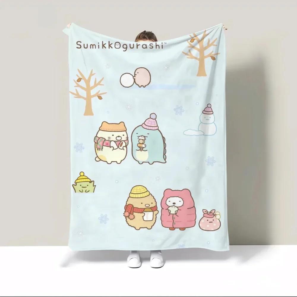 Knee Blanket Sofa Winter Sumikko Gurashi Bed Blankets King Size Fluffy Soft Blankets and Throws Throw Blanket Luxury Beach Towel
