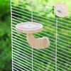 Wear Resistant Parrot Play Rack Bite Resistant Bird Training Stand  Parrot Cage
